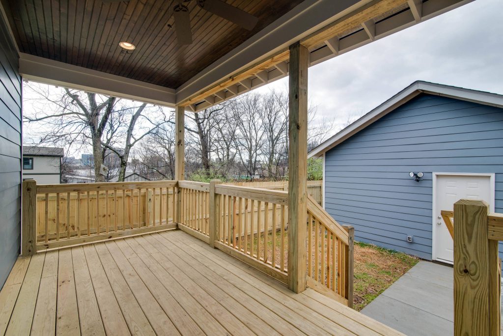 This is an example of a back porch design in Nashville. by Potter Brothers Construction | Outdoor Photos | Porch | Landscaping | Landscape Design | Outdoor Living Space | Porch Design Ideas | Outdoor Living Space Ideas | Backyard Design