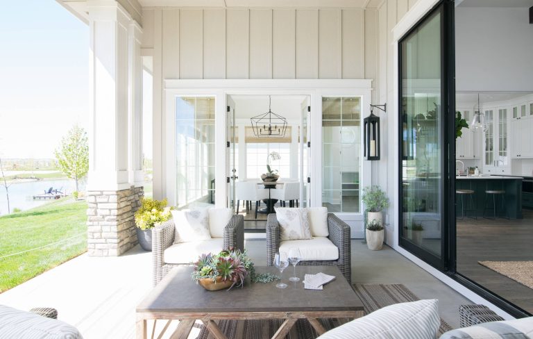 This is an example of a coastal porch design in Boise. by Tradewinds General Contracting, Inc. | Outdoor Photos | Porch | Landscaping | Landscape Design | Outdoor Living Space | Porch Design Ideas | Outdoor Living Space Ideas | Backyard Design