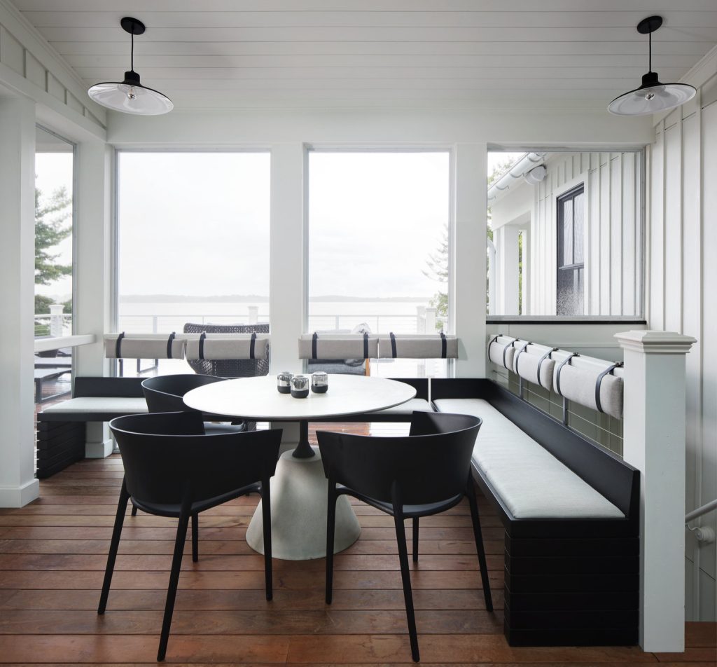 This is an example of a coastal porch design in Chicago. by Konstant Home | Outdoor Photos | Porch | Landscaping | Landscape Design | Outdoor Living Space | Porch Design Ideas | Outdoor Living Space Ideas | Backyard Design