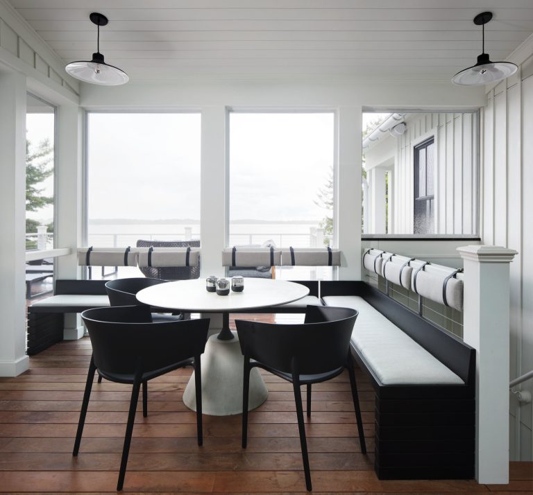 This is an example of a coastal porch design in Chicago. by Konstant Home | Outdoor Photos | Porch | Landscaping | Landscape Design | Outdoor Living Space | Porch Design Ideas | Outdoor Living Space Ideas | Backyard Design