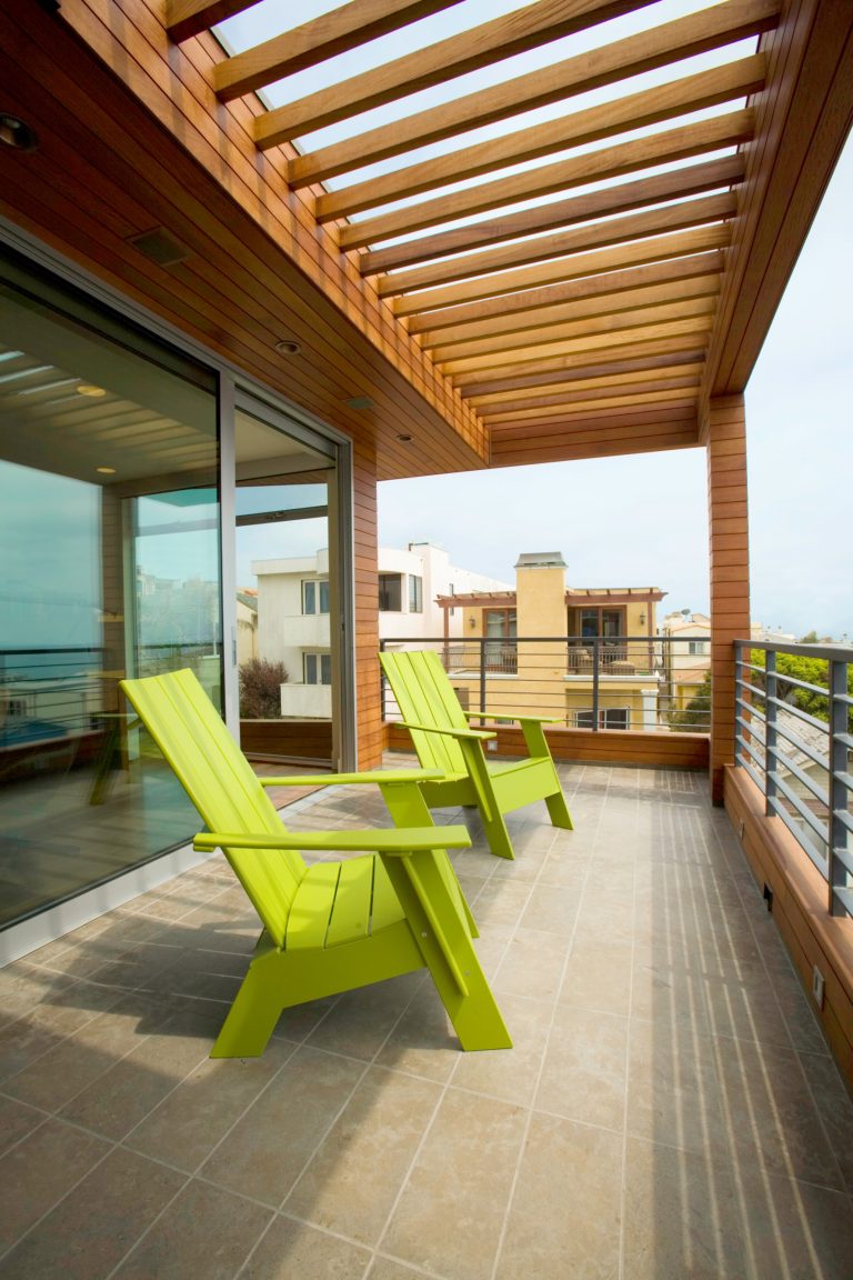 This is an example of a contemporary porch design in Los Angeles. by BMC Windows | Outdoor Photos | Porch | Landscaping | Landscape Design | Outdoor Living Space | Porch Design Ideas | Outdoor Living Space Ideas | Backyard Design