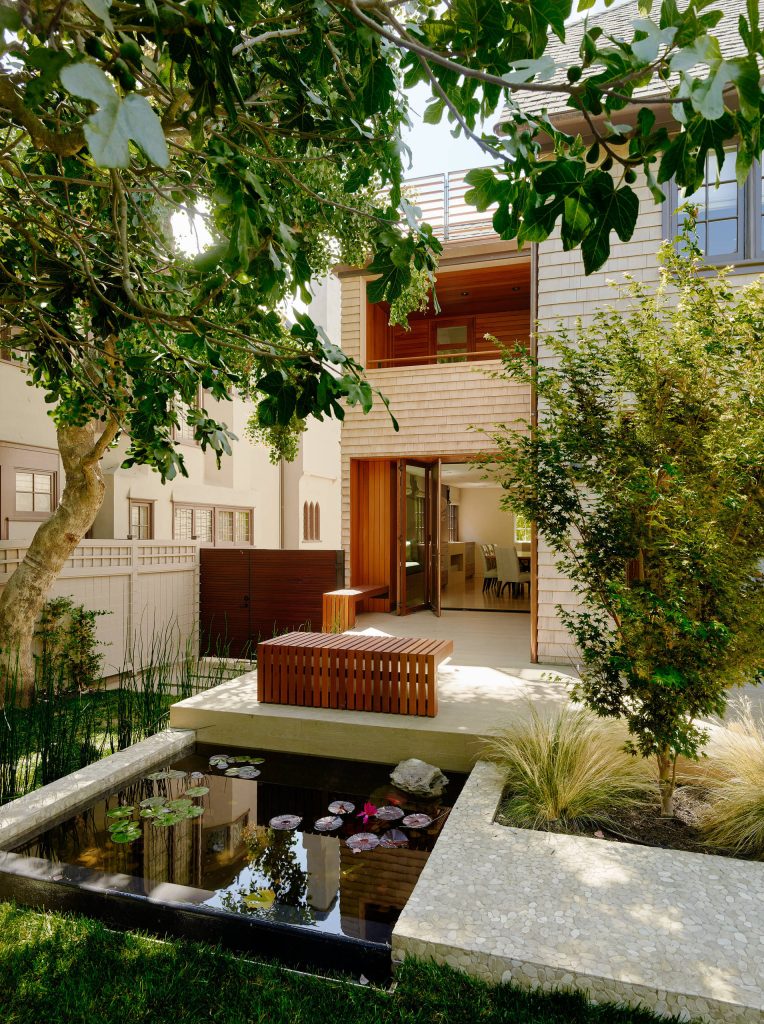 This is an example of a contemporary shade backyard landscaping in San Francisco.