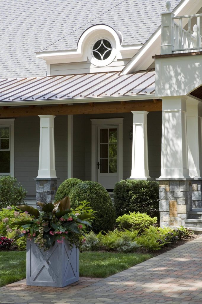 This is an example of a cottage porch design in Baltimore. by Riley Custom Homes & Renovations | Outdoor Photos | Porch | Landscaping | Landscape Design | Outdoor Living Space | Porch Design Ideas | Outdoor Living Space Ideas | Backyard Design