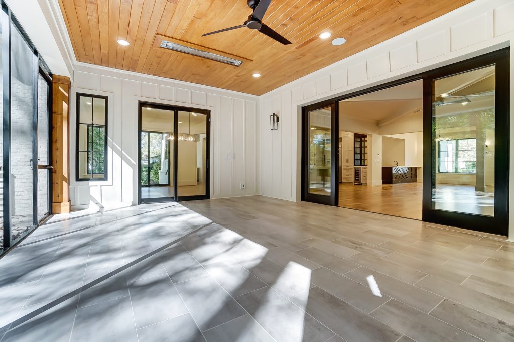 This is an example of a cottage porch design in Charlotte. by Linnane Homes | Outdoor Photos | Porch | Landscaping | Landscape Design | Outdoor Living Space | Porch Design Ideas | Outdoor Living Space Ideas | Backyard Design