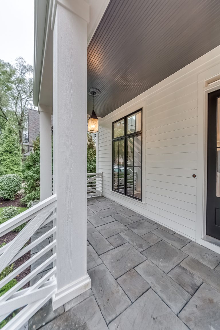 This is an example of a cottage porch design in Chicago. by M House Development | Outdoor Photos | Porch | Landscaping | Landscape Design | Outdoor Living Space | Porch Design Ideas | Outdoor Living Space Ideas | Backyard Design