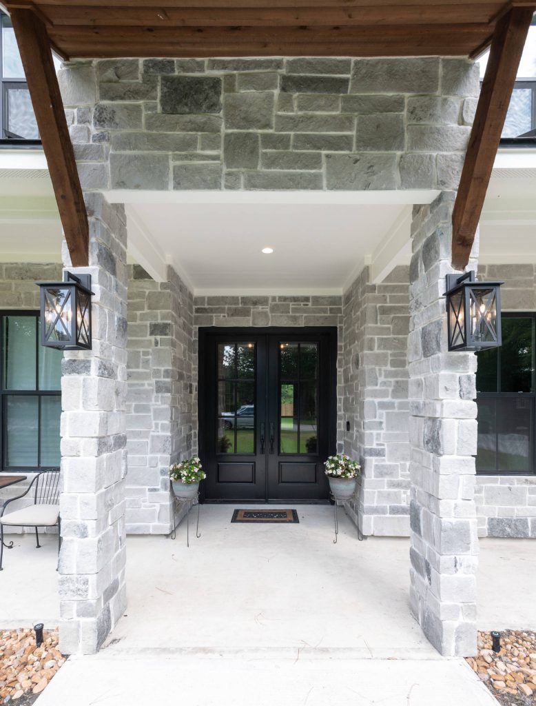 This is an example of a cottage porch design in Houston. by Framestead Enterprises, L.P. | Outdoor Photos | Porch | Landscaping | Landscape Design | Outdoor Living Space | Porch Design Ideas | Outdoor Living Space Ideas | Backyard Design