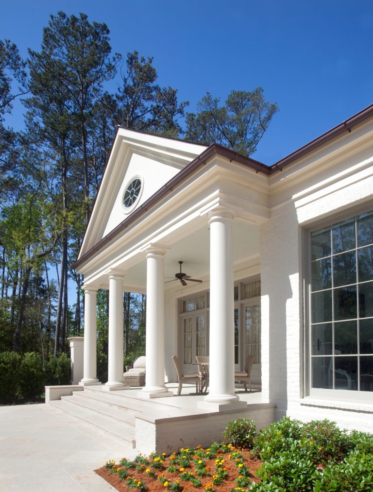 This is an example of a cottage porch design in New Orleans. by Al Jones Architects | Outdoor Photos | Porch | Landscaping | Landscape Design | Outdoor Living Space | Porch Design Ideas | Outdoor Living Space Ideas | Backyard Design