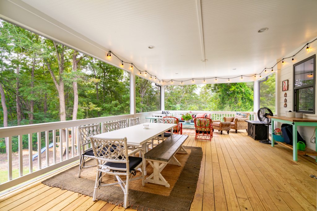 This is an example of a cottage porch design in Other. by Keith Wing Custom Builders | Outdoor Photos | Porch | Landscaping | Landscape Design | Outdoor Living Space | Porch Design Ideas | Outdoor Living Space Ideas | Backyard Design