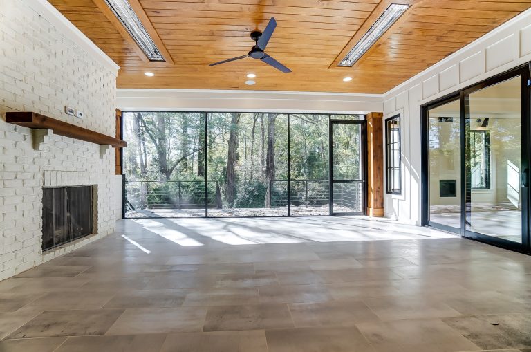 This is an example of a country porch design in Charlotte. by Linnane Homes | Outdoor Photos | Porch | Landscaping | Landscape Design | Outdoor Living Space | Porch Design Ideas | Outdoor Living Space Ideas | Backyard Design