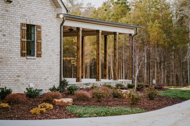 This is an example of a craftsman porch design in Charlotte. by Brancer Homes | Outdoor Photos | Porch | Landscaping | Landscape Design | Outdoor Living Space | Porch Design Ideas | Outdoor Living Space Ideas | Backyard Design