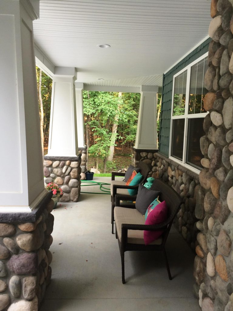 This is an example of a craftsman porch design in Detroit. by Tony Van Oyen Builder, Inc. | Outdoor Photos | Porch | Landscaping | Landscape Design | Outdoor Living Space | Porch Design Ideas | Outdoor Living Space Ideas | Backyard Design