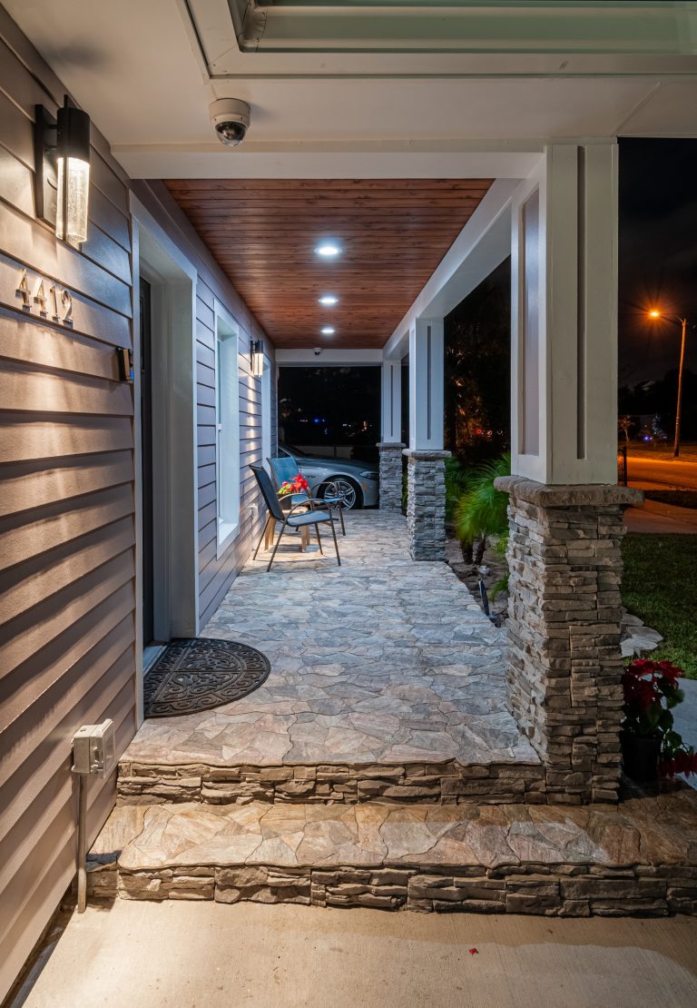 This is an example of a craftsman porch design in Tampa. by Alair Homes South Tampa | Outdoor Photos | Porch | Landscaping | Landscape Design | Outdoor Living Space | Porch Design Ideas | Outdoor Living Space Ideas | Backyard Design