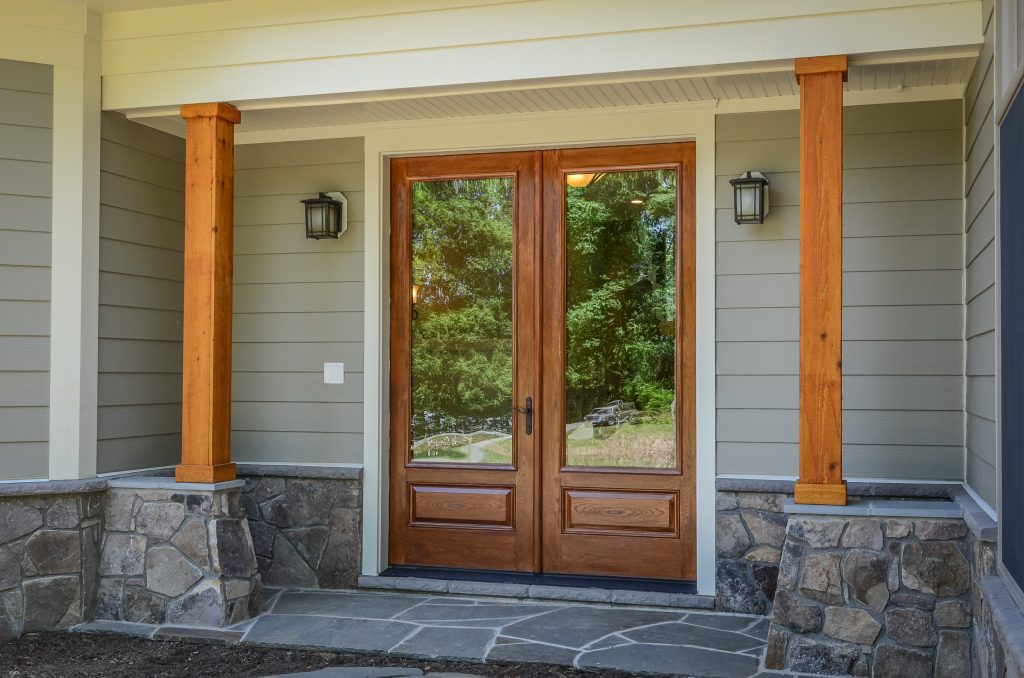 This is an example of a craftsman stone front porch design in DC Metro. by Fairhaven Homes | Outdoor Photos | Porch | Landscaping | Landscape Design | Outdoor Living Space | Porch Design Ideas | Outdoor Living Space Ideas | Backyard Design
