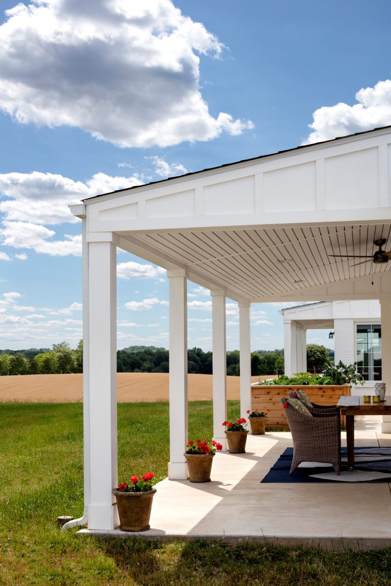This is an example of a farmhouse porch design in Other. by Mike Ausherman Painting | Outdoor Photos | Porch | Landscaping | Landscape Design | Outdoor Living Space | Porch Design Ideas | Outdoor Living Space Ideas | Backyard Design