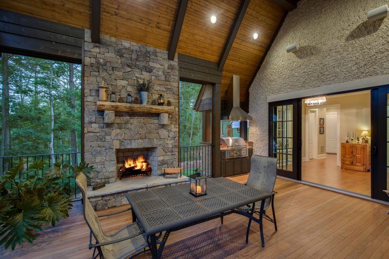 This is an example of a huge traditional back porch design in Other. by BlueStone Construction, LLC | Outdoor Photos | Porch | Landscaping | Landscape Design | Outdoor Living Space | Porch Design Ideas | Outdoor Living Space Ideas | Backyard Design