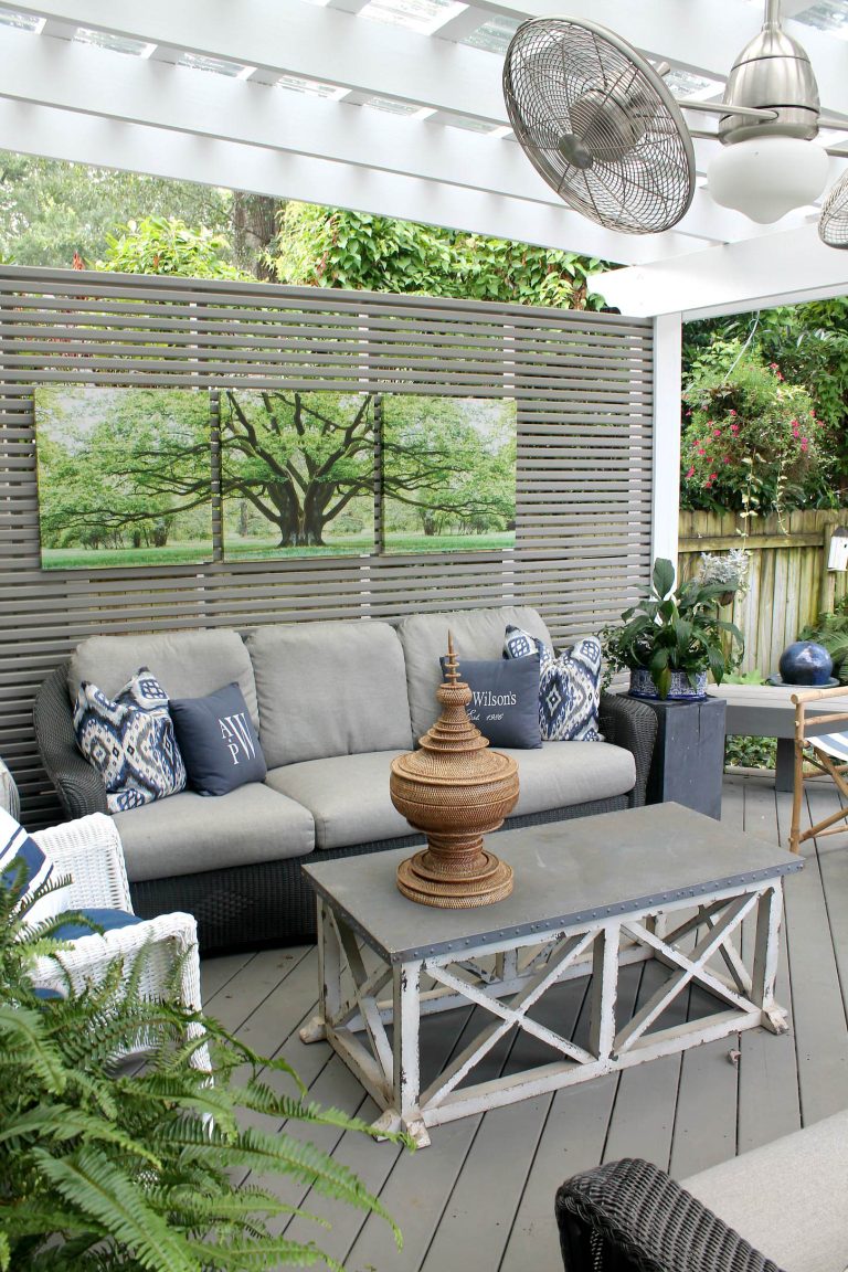 This is an example of a large craftsman back porch design in New Orleans with decking and a pergola. by Jackson Construction, Inc. | Outdoor Photos | Porch | Landscaping | Landscape Design | Outdoor Living Space | Porch Design Ideas | Outdoor Living Space Ideas | Backyard Design