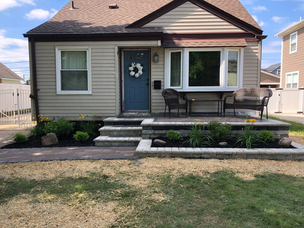 This is an example of a mid-sized porch design in Detroit. by MAC Landscaping & Design | Outdoor Photos | Porch | Landscaping | Landscape Design | Outdoor Living Space | Porch Design Ideas | Outdoor Living Space Ideas | Backyard Design