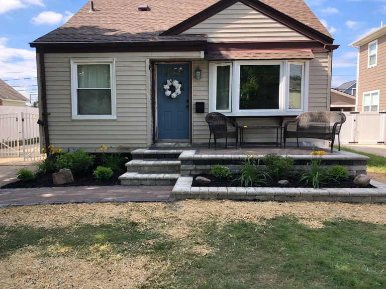 This is an example of a mid-sized porch design in Detroit. by MAC Landscaping & Design | Outdoor Photos | Porch | Landscaping | Landscape Design | Outdoor Living Space | Porch Design Ideas | Outdoor Living Space Ideas | Backyard Design