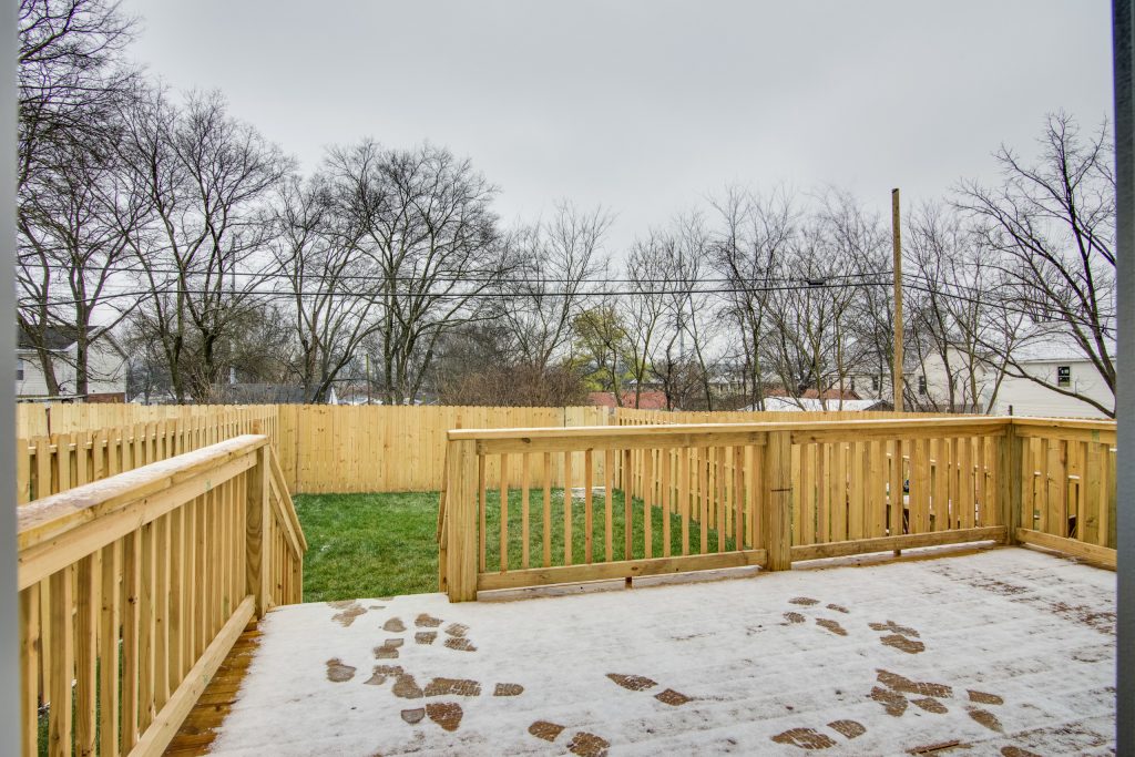 This is an example of a mid-sized traditional back porch design in Nashville with decking. by White Pines Building Group | Outdoor Photos | Porch | Landscaping | Landscape Design | Outdoor Living Space | Porch Design Ideas | Outdoor Living Space Ideas | Backyard Design