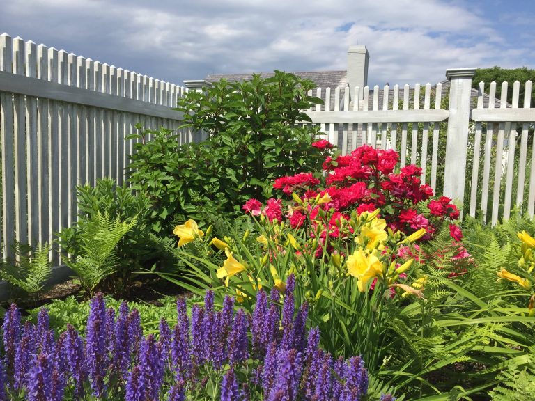 This is an example of a mid-sized coastal full sun backyard landscaping in Boston.