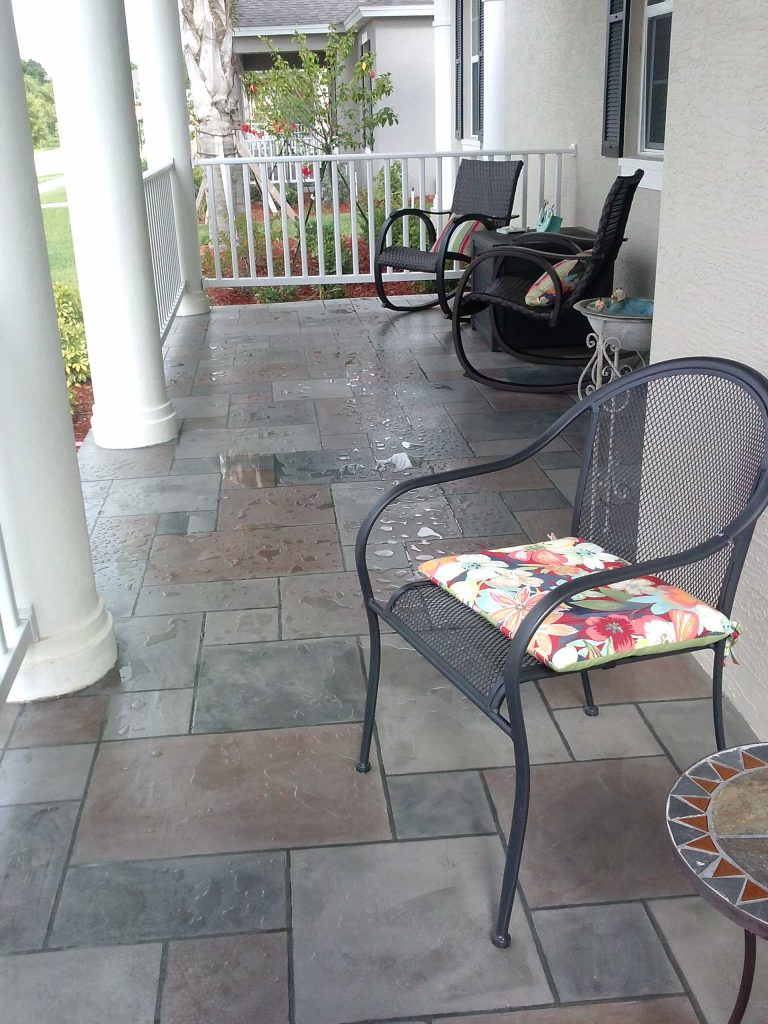 This is an example of a modern porch design in Miami. by D. L. Curtis Construction, Inc. | Outdoor Photos | Porch | Landscaping | Landscape Design | Outdoor Living Space | Porch Design Ideas | Outdoor Living Space Ideas | Backyard Design