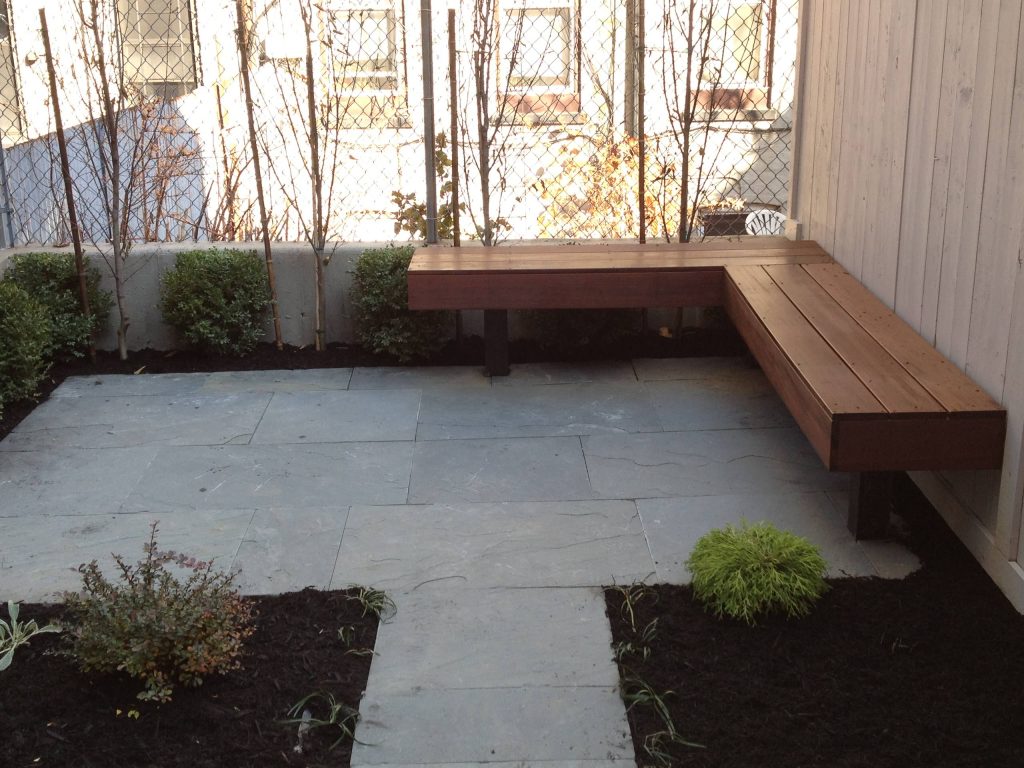 This is an example of a modern porch design in New York. by Little Miracles Designs | Outdoor Photos | Porch | Landscaping | Landscape Design | Outdoor Living Space | Porch Design Ideas | Outdoor Living Space Ideas | Backyard Design