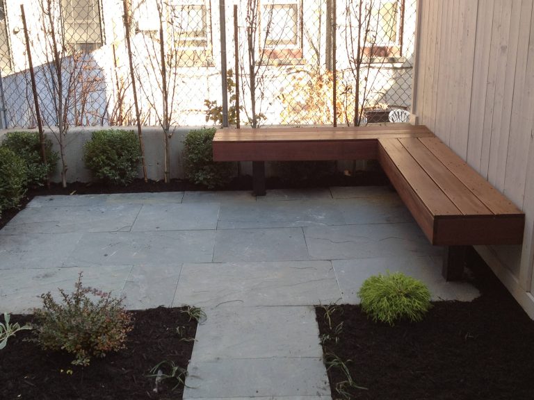 This is an example of a modern porch design in New York. by Little Miracles Designs | Outdoor Photos | Porch | Landscaping | Landscape Design | Outdoor Living Space | Porch Design Ideas | Outdoor Living Space Ideas | Backyard Design