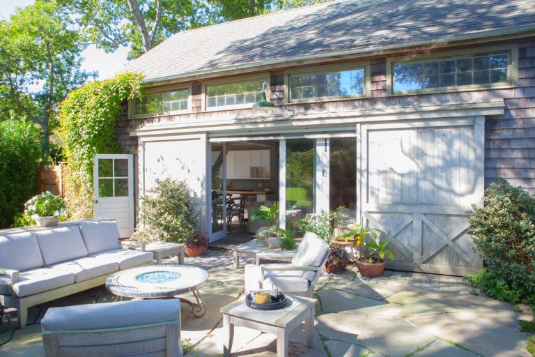 This is an example of a modern porch design in New York. by Parrett Windows & Doors | Outdoor Photos | Porch | Landscaping | Landscape Design | Outdoor Living Space | Porch Design Ideas | Outdoor Living Space Ideas | Backyard Design