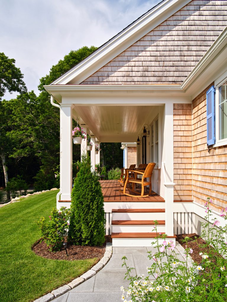 This is an example of a porch design in Boston. by Constanza Contracting | Outdoor Photos | Porch | Landscaping | Landscape Design | Outdoor Living Space | Porch Design Ideas | Outdoor Living Space Ideas | Backyard Design