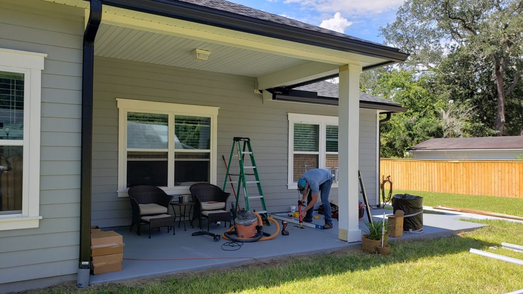 This is an example of a porch design in Jacksonville. by ELM | Ervin Lovett Miller | Outdoor Photos | Porch | Landscaping | Landscape Design | Outdoor Living Space | Porch Design Ideas | Outdoor Living Space Ideas | Backyard Design
