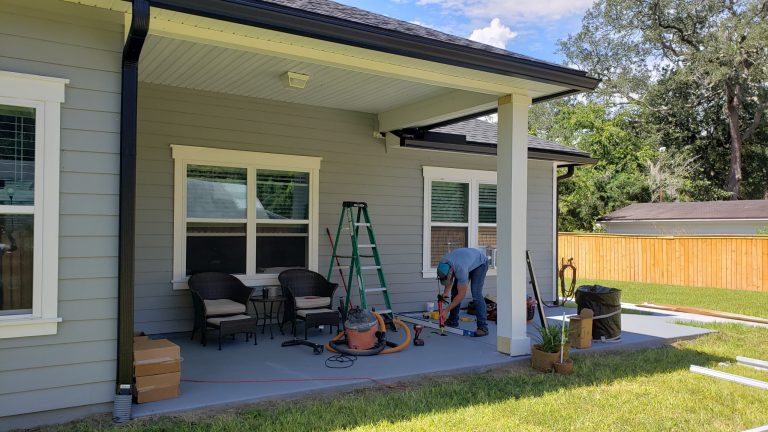 This is an example of a porch design in Jacksonville. by ELM | Ervin Lovett Miller | Outdoor Photos | Porch | Landscaping | Landscape Design | Outdoor Living Space | Porch Design Ideas | Outdoor Living Space Ideas | Backyard Design