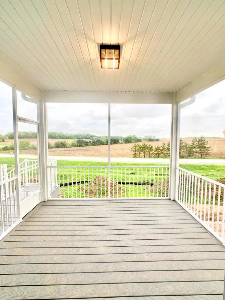 This is an example of a porch design in Milwaukee. by Loyalty Painting | Outdoor Photos | Porch | Landscaping | Landscape Design | Outdoor Living Space | Porch Design Ideas | Outdoor Living Space Ideas | Backyard Design