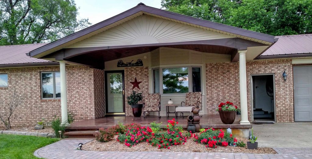 This is an example of a porch design in Wichita. by Sandcreek Carpentry | Outdoor Photos | Porch | Landscaping | Landscape Design | Outdoor Living Space | Porch Design Ideas | Outdoor Living Space Ideas | Backyard Design