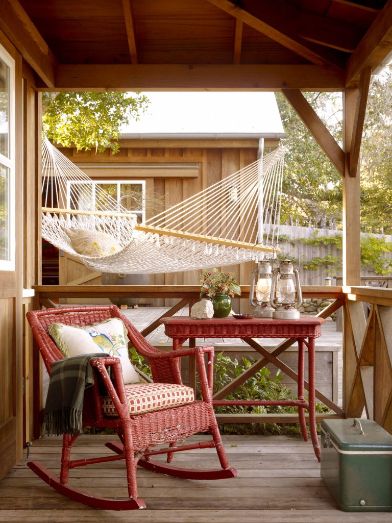 This is an example of a rustic front porch design in San Francisco with decking and a roof extension. by BraytonHughes Design Studios | Outdoor Photos | Porch | Landscaping | Landscape Design | Outdoor Living Space | Porch Design Ideas | Outdoor Living Space Ideas | Backyard Design