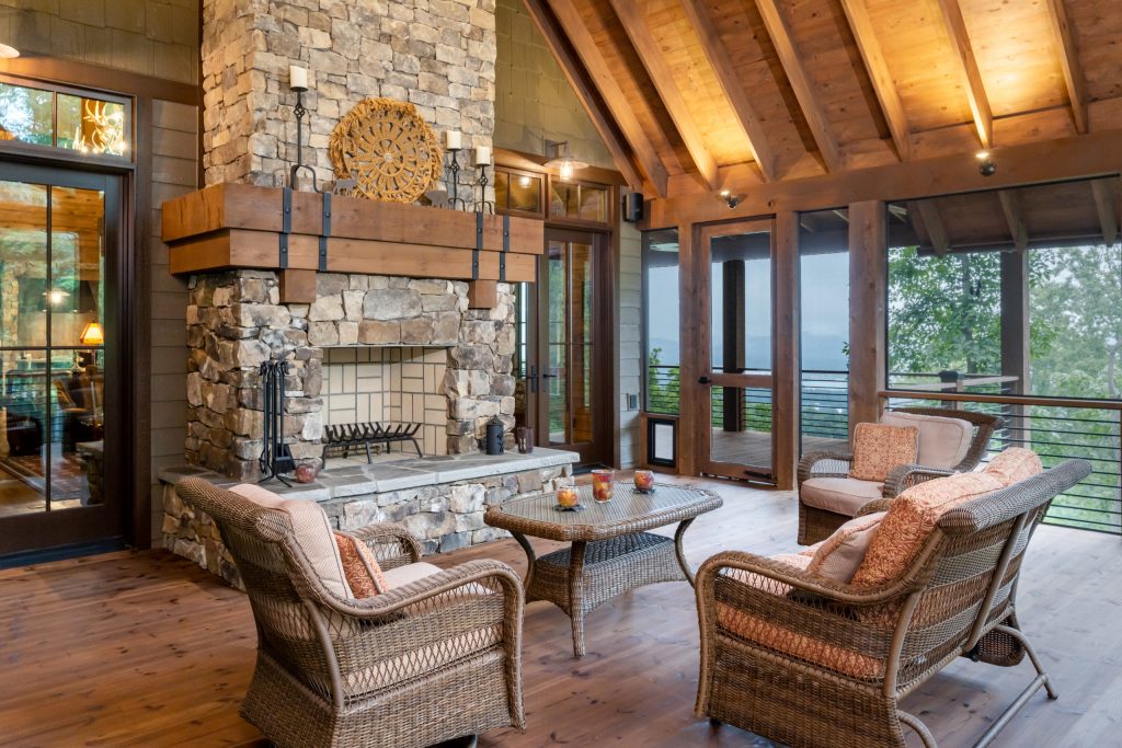 This is an example of a rustic porch design in Other. by Nitro Roofing & Construction | Outdoor Photos | Porch | Landscaping | Landscape Design | Outdoor Living Space | Porch Design Ideas | Outdoor Living Space Ideas | Backyard Design