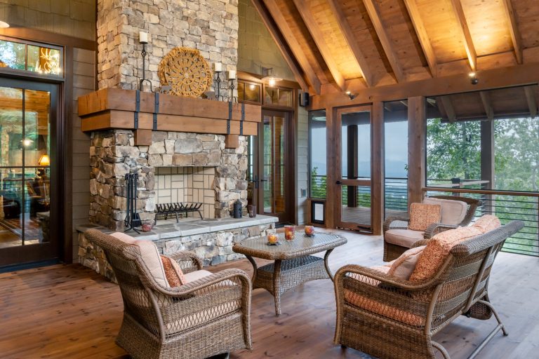 This is an example of a rustic porch design in Other. by Nitro Roofing & Construction | Outdoor Photos | Porch | Landscaping | Landscape Design | Outdoor Living Space | Porch Design Ideas | Outdoor Living Space Ideas | Backyard Design