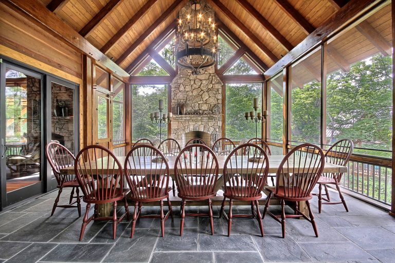 This is an example of a rustic screened-in porch design in Other. by Hefferlin & Kronenberg Architects | Outdoor Photos | Porch | Landscaping | Landscape Design | Outdoor Living Space | Porch Design Ideas | Outdoor Living Space Ideas | Backyard Design