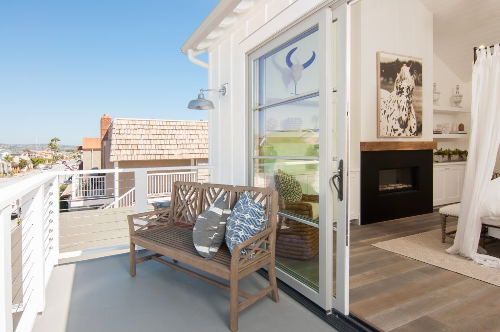 This is an example of a small coastal front porch design in Orange County. by Eric Aust Architect | Outdoor Photos | Porch | Landscaping | Landscape Design | Outdoor Living Space | Porch Design Ideas | Outdoor Living Space Ideas | Backyard Design