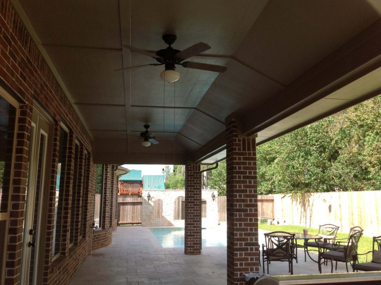 This is an example of a traditional porch design in Houston. by Republic Remodeling, LLC | Outdoor Photos | Porch | Landscaping | Landscape Design | Outdoor Living Space | Porch Design Ideas | Outdoor Living Space Ideas | Backyard Design