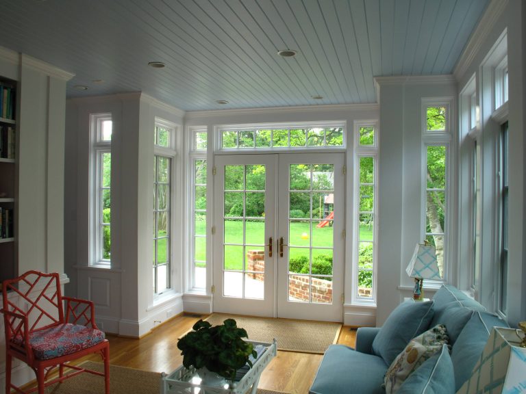 This is an example of a traditional porch design in Richmond. by Top Quality Home Improvements LLC | Outdoor Photos | Porch | Landscaping | Landscape Design | Outdoor Living Space | Porch Design Ideas | Outdoor Living Space Ideas | Backyard Design