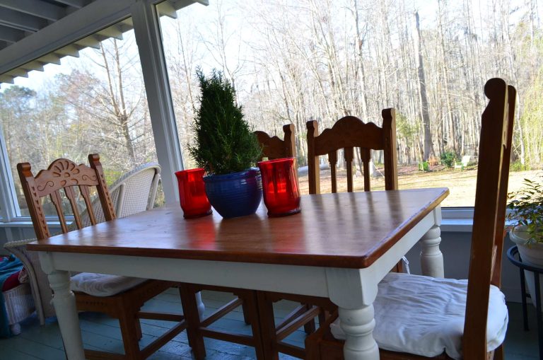 This is an example of a traditional porch design in Wilmington. by JRS Construction | Outdoor Photos | Porch | Landscaping | Landscape Design | Outdoor Living Space | Porch Design Ideas | Outdoor Living Space Ideas | Backyard Design