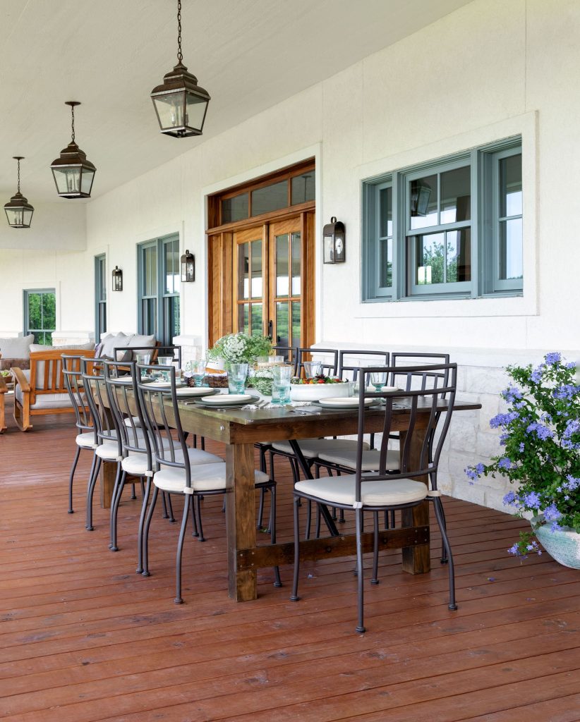 This is an example of a transitional porch design in Houston. by Wills Design Associates | Outdoor Photos | Porch | Landscaping | Landscape Design | Outdoor Living Space | Porch Design Ideas | Outdoor Living Space Ideas | Backyard Design