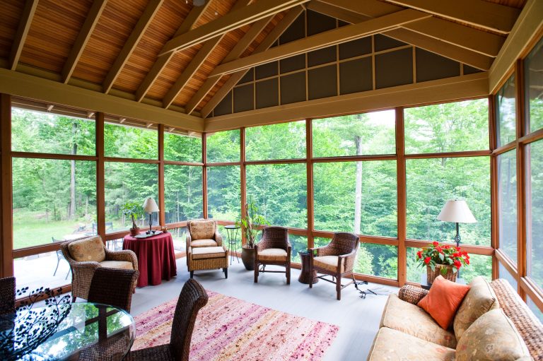 This is an example of an eclectic porch design in New York. by Bulldog Design | Outdoor Photos | Porch | Landscaping | Landscape Design | Outdoor Living Space | Porch Design Ideas | Outdoor Living Space Ideas | Backyard Design