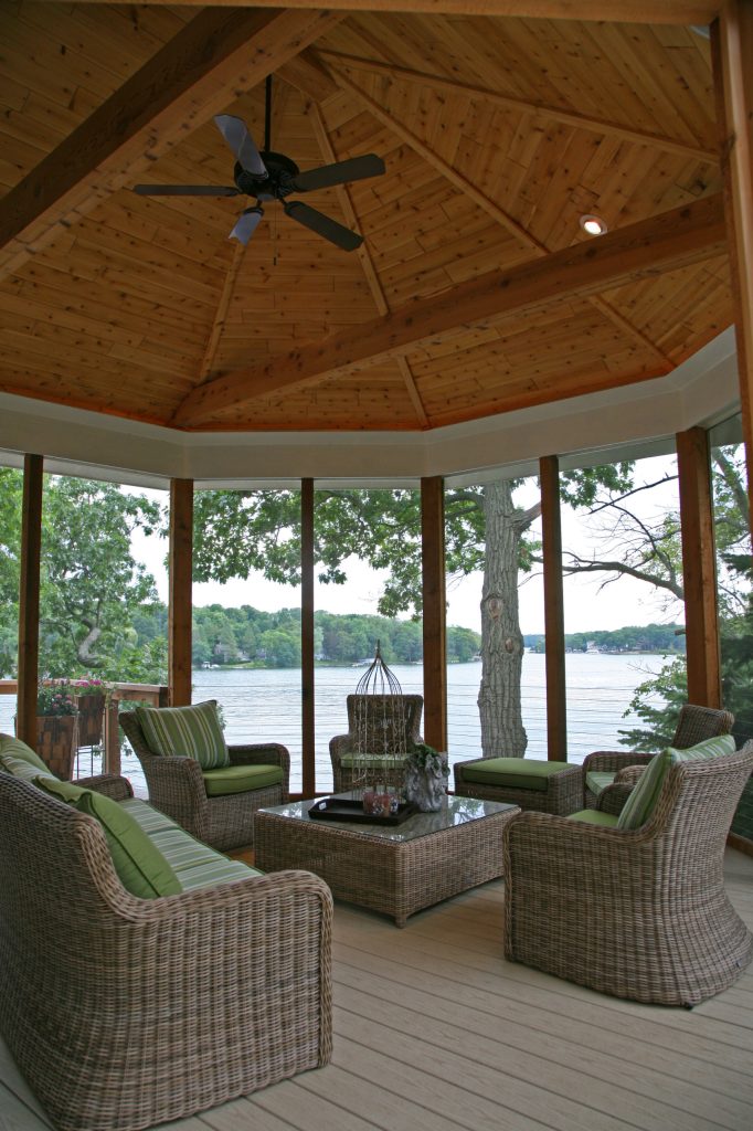 This lake home was built by J.TImothy Builders. It was on the Parade of Homes 2012. Interior Design and photos by: Beth Welsh of Interior Changes home design service by Interior Changes home design & consulting | Outdoor Photos | Porch | Landscaping | Landscape Design | Outdoor Living Space | Porch Design Ideas | Outdoor Living Space Ideas | Backyard Design