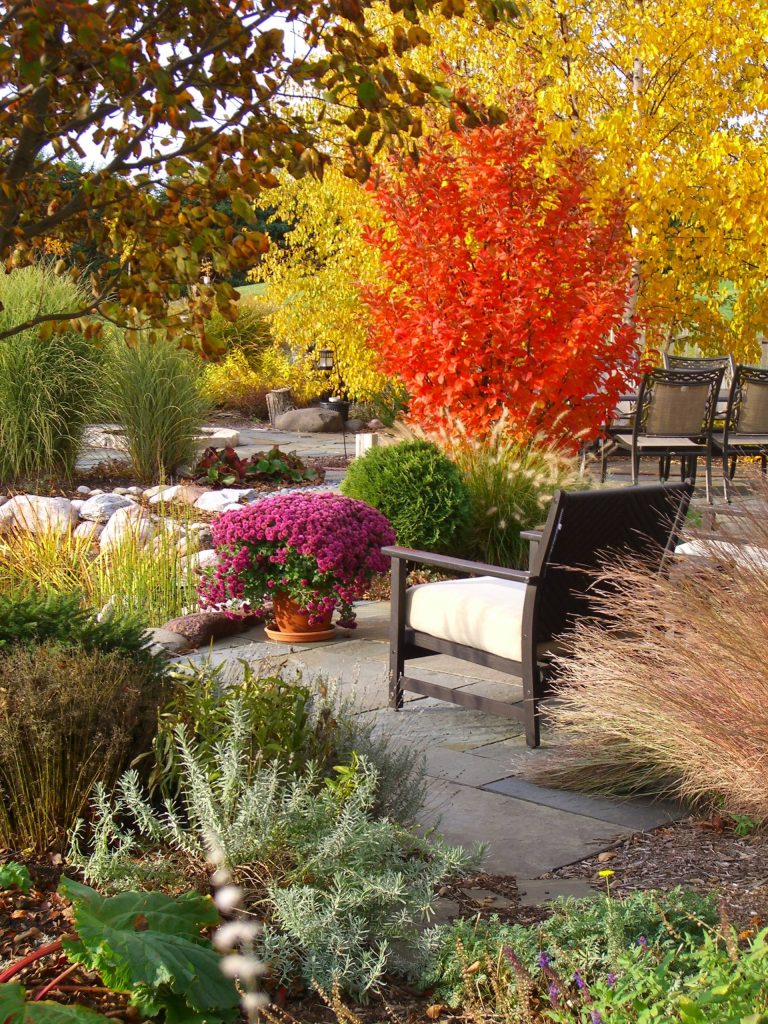 This project was designed and installed by Cottage Gardener, LTD. These photos highlight our effort to create seasonal interest throughout the entire year.