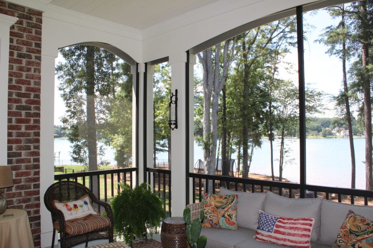 Transitional porch idea in Charlotte by Back Forty Designworks by Nechol | Outdoor Photos | Porch | Landscaping | Landscape Design | Outdoor Living Space | Porch Design Ideas | Outdoor Living Space Ideas | Backyard Design