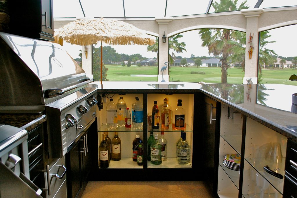 Transitional porch idea in Orlando by Gingerich Design Center | Outdoor Photos | Porch | Landscaping | Landscape Design | Outdoor Living Space | Porch Design Ideas | Outdoor Living Space Ideas | Backyard Design