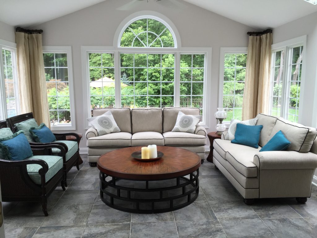 Transitional porch idea in Philadelphia by Susan C O'Hare | Outdoor Photos | Porch | Landscaping | Landscape Design | Outdoor Living Space | Porch Design Ideas | Outdoor Living Space Ideas | Backyard Design