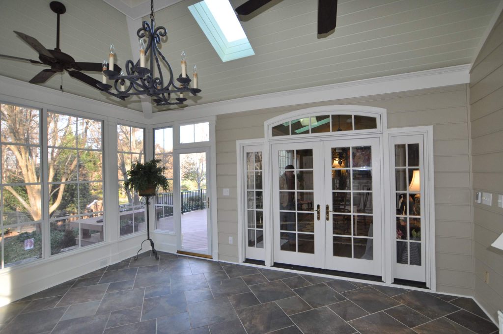 Transitional porch idea in Richmond by Premiere Design & Construction | Outdoor Photos | Porch | Landscaping | Landscape Design | Outdoor Living Space | Porch Design Ideas | Outdoor Living Space Ideas | Backyard Design