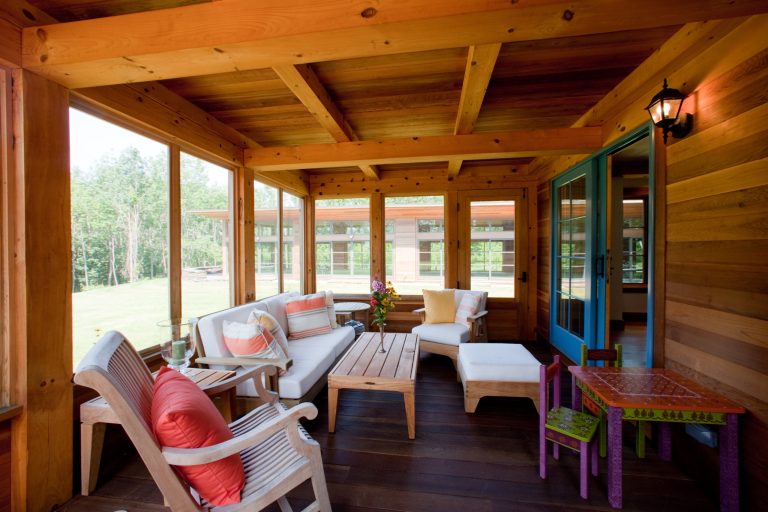 Transitional porch photo in Boston by Austin Design Inc | Outdoor Photos | Porch | Landscaping | Landscape Design | Outdoor Living Space | Porch Design Ideas | Outdoor Living Space Ideas | Backyard Design